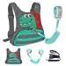Toddler Leash for Kids-Baby Backpack Child Harness with Anti Lost Wrist Link for Boys/Girls Black