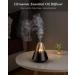 JIAWEN 150ML Ultrasonic Cool Mist Essential Oil Diffuser - Air Fresh Aromatherapy Humidifier with LED Candle Light for Home & Office in Black - Buy Online on GoSupps.com