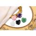 5pcs Rose Quartz & Amethyst Heart Crystals Set - Healing Love Stones for Reiki Balancing - Buy Online on GoSupps.com