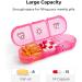 Weekly Pill Organizer - 3 Times A Day 7 Day Pill Box with 180 Wide Open Design - Easy to Fill & Retrieve | Double Protection Case for Vitamins Fish Oil Supplements - Buy Online on GoSupps.com