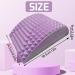 YouWoshe 2-in-1 Back & Neck Extension | Orthopedic Lumbar Pillow for Pain Relief | Align Neck & Back | Neubleben | International Shipping Available - Purple - Buy Online on GoSupps.com