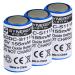 Synergy Digital Replacement Batteries Compatible with Interstate DRY6011 Replacement (Silver Oxide 6V 155mAh) Pack Includes: 3 x SDDC-S1113 Batteries