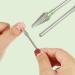 VOCOSTE Nail Drill Bits Tungsten Steel Silver Tone C Coarse Tooth - Buy Online on GoSupps.com