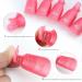 Willight 10-Piece Nail Polish Remover Clips - UV Manicure & Acrylic Nail Art Soaking Tools - Rose Red & Pink - Buy Online on GoSupps.com