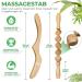 Premium Wooden Fascia Roller for Muscle Relaxation & Body Shaping | Anti-Cellulite Gua Sha Massage Tool - International Shipping Available - Buy Online on GoSupps.com