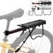 Voilamart Rear Bike Rack Bicycle Cargo Rack Quick Release Bike Cargo Rack Adjustable Aluminum Alloy Bike Luggage Carrier 120 lbs Capacity Easy to Install