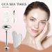 Stainless Steel Facial Roller & Gua Sha - Reduce Puffiness & Lymphatic Drainage | Best Facial Tools for Skin Treatment - Buy Online on GoSupps.com