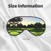 Golf Course Print Unisex Sleeping Eye Mask | Soft Comfortable Light-Blocking Sleep Mask - Buy Online on GoSupps.com