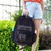 Heavy Duty Mesh Backpack - Padded Shoulder Straps for College Students, Swimming & Outdoor Sports - Black - Buy Online on GoSupps.com