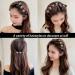 Sparkling Crystal Stone Braided Hair Clips Braided Hair Clips for Women Braid Clips Hair Clips for Thick Hair Hair Clips for Styling Four-Leaf Clover Chopped Hairpin Duckbill Clip-4 pcs - Buy Online on GoSupps.com
