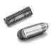 VHBW Kombi-Pack SCHRAD compatible with Braun MG5050 5730 Old Spice Multigroome Electrician Sasier Foil + Messer Block Black/Silver