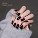 Black Gel Nail Strips KALEFUL Semi Cured Gel Nail Stickers Nail Art Decoration Design Supplies - Buy Online on GoSupps.com