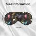 Jungle of Love Unisex Adjustable Blackout Sleep Eye Mask - Perfect for Home Travel Yoga and Office Naps - Buy Online on GoSupps.com
