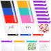 Goaste 56 Pack Pill Pouch Bags Zippered Translucent Medicine Organizer Reusable Travel Self Sealing Vitamine Baggies Plastic Clear Storage Pouches with Slide Lock for Pills Small Crafts Beads