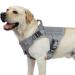 Rabbitgoo no pull dog harness medium large dogs tactical breast dishes with moll handle metal buckles breathable military security dishes adjustable padded dog vest m gray m (1 Pack) gray