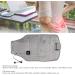 USB Heated Waist Wrap | Adjustable Temperature Fast Heating Insulated Belt for Outdoor Activities - Light Gray - Buy Online on GoSupps.com