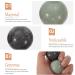 Dearma 4-Piece Solid Baoding Balls - Hand Massage & Exercise Balls for Muscle Health - Marble Green Chinese Therapy Balls - Buy Online on GoSupps.com