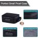 Waterproof Smell Proof Bag (8.3x6x3.5 Inch) Smell Proof Case with Lock Odor Proof Bag Suitable for Herbs Spices Medicine Grinder Coffee Tea Enclosed with 5 Resealable Bags - Buy Online on GoSupps.com