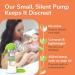 Silicone Breast Pump Manual 5oz | Hands-Free & Portable | BPA-Free Travel Pump for Breastfeeding - Buy Online on GoSupps.com