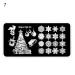 Premium Stainless Steel Nail Art Templates for Women | Halloween & Christmas Patterns | Manicure Printing Plates - Buy Online on GoSupps.com