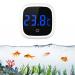 Brifit aquarium thermometer mini digital aquarium thermometer LED display touch screen high precision electronic water thermometer aquarium thermometer digital for fresh water marine aquarium 1 piece white