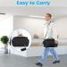 Medical Equipment Bag with Adjustable Divider - Nonslip Bottom, Removable Shoulder Strap, Water-Resistant - Ideal for Home Health, Nursing Students, Therapists - Black - Buy Online on GoSupps.com