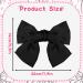 Buy Bow Hair Clip - Stylish Women's French Large Hair Bows for Girls (Black) | Best Quality & Fast International Shipping - Buy Online on GoSupps.com