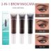 Dark Brown Waterproof Eyebrow Gel for Long Lasting, Smudge-proof Fluffy Brow Makeup - 01 Coffee - Buy Online on GoSupps.com