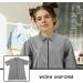 PLAFOPE Hairdressing Overalls Clothing Work Dress Dog Grooming Uniform Short Sleeve Grooming Uniform for Women Pet Grooming Aprons Grooming Clothes for Women Barber Apron Nylon Polyester - Buy Online on GoSupps.com
