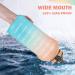 ETDW 2L Water Bottle with Straw - BPA-Free Tritan Time Markings Leak-Proof Sports Bottle in Orange & Green for Fitness - Buy Online on GoSupps.com