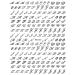 Old Letters Nail Art Stickers Decals - 6 Sheets Self-Adhesive Alphabet Numbers Decoration for Women - Buy Online on GoSupps.com