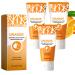 homomdy Orange Exfoliating Gel Orange Exfoliating Gel Scrub for Face and Body Deep Cleansing Peeling Gel Facial Scrub Removes Blackheads & Hydrates Skin for All Skin Types 3pcs