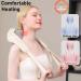 Neck & Shoulder Shiatsu Massage Device with Heat - Electric Silicone Massage for Back Legs & Feet - Versatile & Comfortable Off-White Design - Buy Online on GoSupps.com