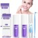 Herosmile Purple Toothpaste 4pcs | Teeth Whitening & Color Correction Foam | Brighten Your Smile with Advanced Oral Care - Buy Online on GoSupps.com