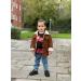 Volunboy Toddler Corduroy Sherpa Jacket | Warm Fleece Lined Coat for Baby Boys Girls 18-24 Months - Brown - Buy Online on GoSupps.com