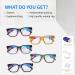 K KENZHOU Computer Reading Glasses for Men/Women - C1c8c10c11c12 - 3.0x Magnification - Buy Online on GoSupps.com