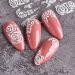 DIY Manicure Engraved Embossed Valentine Wedding Lace Nail Stickers Rose Flower 5D Acrylic(5D-K129) - Buy Online on GoSupps.com