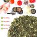 Plant Gift Strawberry Green Tea Oganic Fruit Herbal Tea All Natural Flavors Loose Leaf Apple Strawberry Orange Peel Grapes Peppermint Non GMO Vegan Tea Bags Into Iced Tea & Hot Tea 70G/2.5oz - Buy Online on GoSupps.com