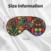 Buy SSIMOO Fresh Fruits & Vegetables Sleep Mask - Adjustable Breathable Fashionable Eye Mask for Comfortable Sleep | International Shipping - Buy Online on GoSupps.com