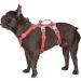 Huntboo dogs safety dishes non -slip dog harness escape proof reflective dishes with handle breathable durable adjustable vest for medium -sized dogs (red m) red medium (pack with 1)
