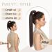 S-noilite Trendy 23 Straight Wrap Around Ponytail Clip in Hair Extension - Golden Mix Bleach Blonde - 23 Inch - Buy Online on GoSupps.com