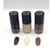 Embrace Autumn Glamour: Brown Nail and Nude Polish Set with Bonus Nail Art Stickers - 15ml Each