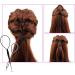 Sularpek Tail Hair Tool 2 pcs Durable Hair Looping Tool Tail French Braid Loop Tool Fashion Hair Braiding Tool for Making Women and Girls Hair Style (Black) - Buy Online on GoSupps.com