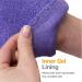 NatraCure Moisturizing Gel Booties and Gloves Set - Lavender - For Dry Skin, Cracked Heels, and Rough Skin - Use with Your Favorite Lotions - 155/175-LAV/RET - Buy Online on GoSupps.com
