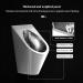 L-ROM Stainless Steel Men's Urinal Smart Contact-Free Wall-Mounted Urinal Anti-Clogging Flush Toilet Anti-Overflow Vertical Urinal with Automatic Flush Valve Used in - Buy Online on GoSupps.com