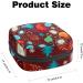 Kiwi Bird Red Animal Sanitary Pad Storage Bag for Teen Girls - Sanitary Napkin Storage Pouch - Buy Online on GoSupps.com