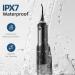 Cordless Water Flosser - Rechargeable Oral Irrigator for Teeth Cleaning | 8 Jet Tips, 5 Cleaning Modes | IPX7 Waterproof - Ideal for Home and Travel | Black - Buy Online on GoSupps.com