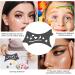 Eyeliners Stencils Wing Tips - Flexible Eyeliners Stencils - Precision Beveled Design Eye Liners Reusable Cleaning Cloths for Women Black - Buy Online on GoSupps.com