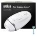 Braun Epilateur Lumiere Pulsee Silk expert Mini Alternative Au Laser Domicile R duction Semi-D finitive Des Poils Avec Rasoir Femme Gillette Venus PL1104 Blanche