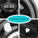 10L0L Golf Cart SS Wheel Covers Hub Caps for EZGO/Club Car/Yamaha - 8 Chrome Set of 4 - Snap-on Installation - Buy Online on GoSupps.com